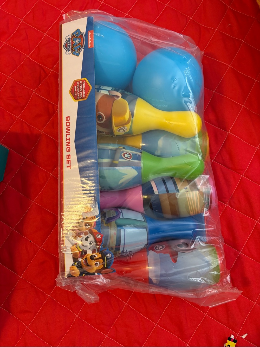 Paw Patrol Plastic Bowling Set
